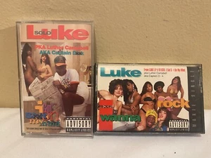 LUKE 1992 I GOT SH-T ON MY MIND ALBUM & I WANNA MAXIE SINGLE BUNDLE CASSETE TAPE - Picture 1 of 2