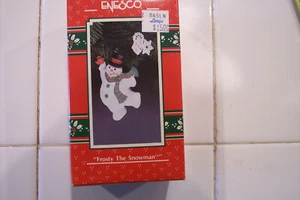 DE COLECCIÓN MUÑECO DE NIEVE ENESCO ADORNOS DE NAVIDAD "FROSTY THE SNOWMAN". - Imagen 1 de 12