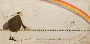 Sam Toft - I Would Wait My Whole Life For You - 50 x100cm Canvas Print Wall Art - Picture 1 of 1