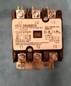 Hartland 3 phase contactor hcc-3xu02cg used in working condition - Picture 1 of 3