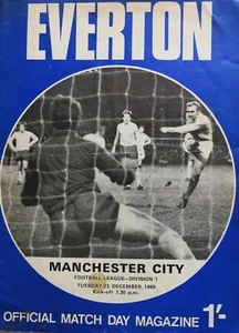 Everton v Manchester City 1969-70 - Division 1 - 23 December 1969 - Picture 1 of 1