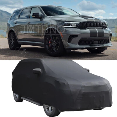 Protector a prueba de polvo para cubierta de auto interior satinado elástico para Dodge Durango Foto 1 de 4