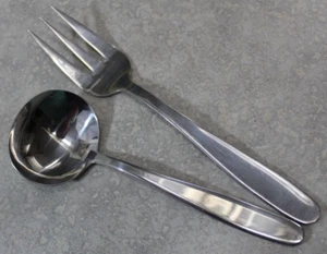 Cambridge Stainless Steel CBS121 Gravy Ladle & Cold Meat Serving Fork HOSTESS - Picture 1 of 7