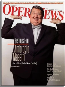 Opera News - 2013, December - Ambrogio Maestri: Star of the Met's New Falstaff - Picture 1 of 1