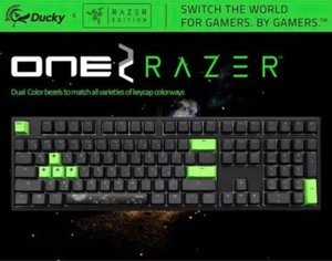 Clavier Ducky One2 x Razer Collaboration Edition Green Axis limité Japon occasion - Photo 1/2