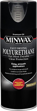 Minwax Fast Drying Polyurethane Spray, Protective Wood Finish, Semi-Gloss, 11.5 