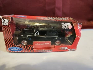 NEW Welly Collection Die Cast 1:32 Scale Black Volkswagen Beetle Bug NIB 2006 - Picture 1 of 7