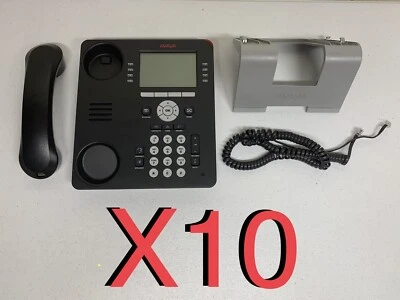 Lote (10) Avaya 9608 IP IP Desk Business Phone - Limpo testado e redefinido - Imagem 1 de 4