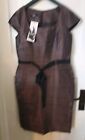 Ella Boo Dress & Jacket Size 12 Ideal Wedding Outfit Chocolate Brown New Bnwt