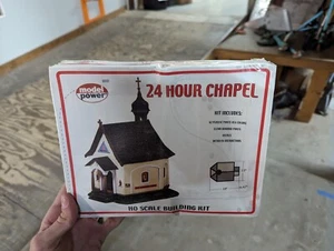 Model Power #298 HO 24 Hour Chapel building kit in sealed box - Picture 1 of 3