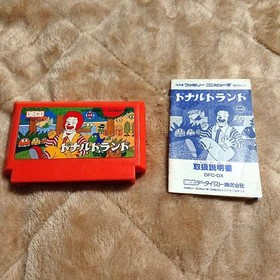 Famicom Software Donald Land with instruction manual #25f50d