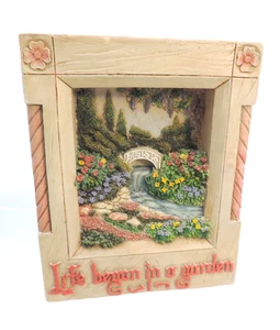 Enesco Jim Shore Garden Artistry "Life Began in a Garden" 6" Wall Plaque - Picture 1 of 3