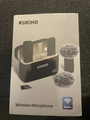 Kukiho Wireless Microphone For iPhone And Type C Port Phones new in open box - Image 1 of 3