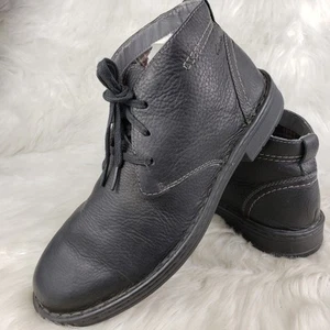 CLARKS COLLECTION 14885 Soft Cushion Ortholite Black Casual Boots Mens Size 9.5 - Picture 1 of 5