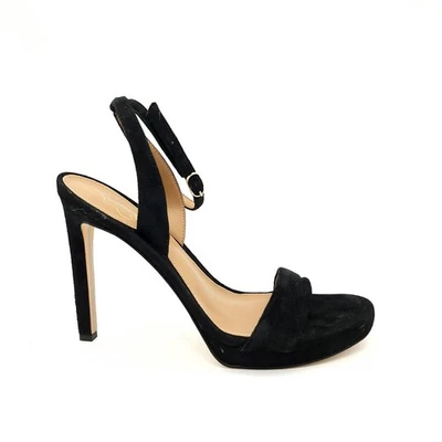 Sandálias Sam Edelman Jade Feminina 9.5 Camurça Elegante Elevada Whimsygoth Nova - Imagem 1 de 4