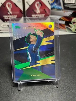 2022 Topps PSG Signature Celebrations Paris Saint Germain Lionel Messi 76/99 - Image 1 of 2