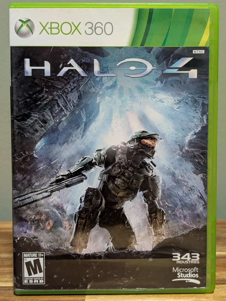 Halo 4 (Microsoft Xbox 360, 2012) No Manual - Tested - Near Mint Disc! - Image 1 of 4