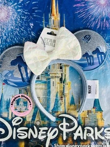 Diadema 2025 Disney Parks Star Wars Hoth azul y blanco orejas de Minnie nueva - Imagen 1 de 2