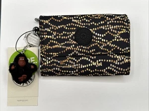 Kipling PIXI Print Snap Medium Trifold Wallet AC3739 Disco Glam Multi NWT - Picture 1 of 16