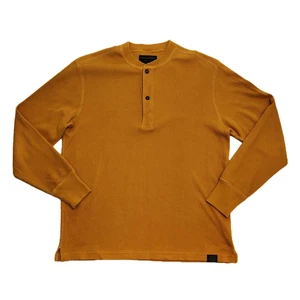 Filson Herren Waffelstrick Henley Hemd Größe M Langarm Thermo Sanddorn Braun - Bild 1 von 15