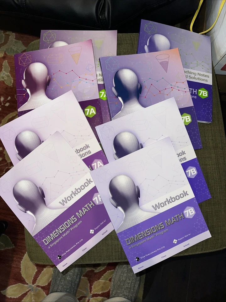 Discovering Mathematics - 7B Textbook - Singapore Math Program homeschool - Image 1 of 4