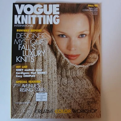 Vintage Vogue Knitting International Magazine Fall 1998 - Image 1 of 4