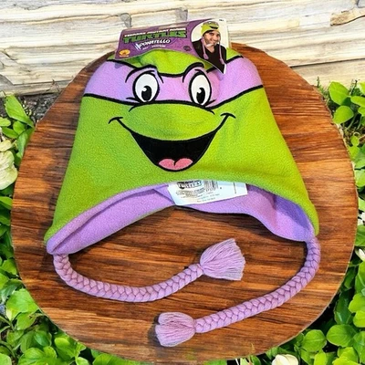Nickelodeon Adolescente Mutante Tortugas Ninja Donatello Adulto Disfraz Sombrero Nuevo con Etiquetas Foto 1 de 4