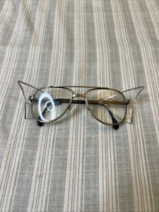 Titmus Z87 EYEGLASSES FRAMES Silver Aviator Dahmer’s L#0248 - Picture 1 of 9