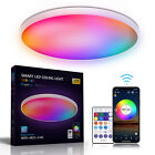 30W RGB+CCT Smart LED Ceiling Lamp Music Dimmable WiFi Downlight Alexa Google UK