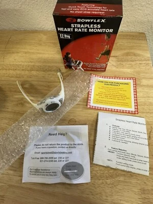 Monitor de ritmo cardíaco Bowflex EZ Pro sin tirantes (blanco) ¡ENVÍO GRATUITO! Foto 1 de 4