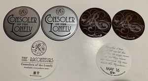 RACONTEURS Jack White 4 PROMO STICKERS for cd/lp White Stripes BRENDAN BENSON - Picture 1 of 3