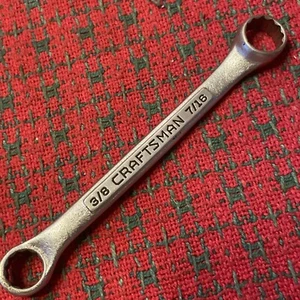 VINTAGE Craftsman 3/8 7/16 Stubby  Box Wrench Pre =V=  USA 🇺🇸 Excellent - Bild 1 von 12
