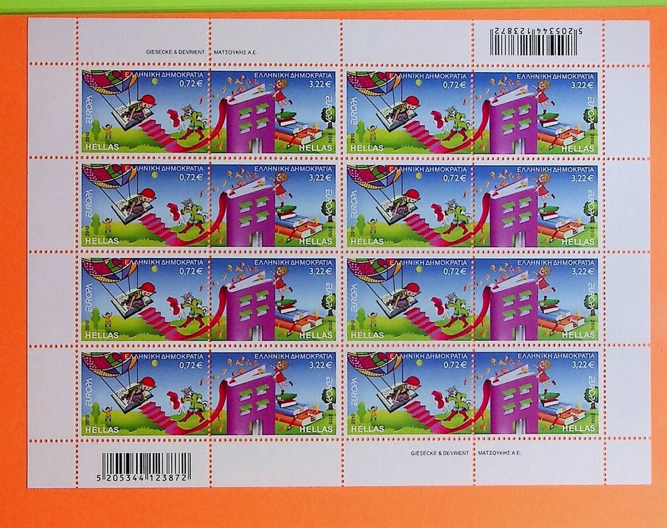 MINISHOJA GRECIA SC 2429 NH DE 2008 - EUROPA - (JS23) Foto 1 de 1