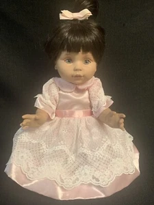 1995 Playmates Baby So Beautiful 15" Doll Brown Hair Blue Eyes Medium Complexion - Picture 1 of 8