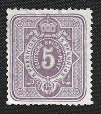 1875 Mint 5 pf Mauve SG 32 With Final 'E' (CV £160 2017 ) 033 - Image 1 of 2