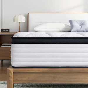 Twirest Hybrid Springs Mattress 3FT,4FT,4FT6,5FT Breathable Comfort Mattress - Picture 1 of 17