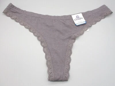 Braguita tanga b. tent'd Wacoal~X-LARGE~979214~gris tiburón INOCENCIA Foto 1 de 4