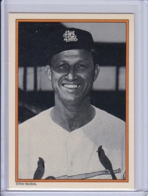 Stan Musial 1985 Topps Circle K Baseball Card 15 Grade NMMT - Image 1 of 2