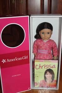 American Girl CHRISSA DOLL and BOOK Doll of the Year 2009 Sonali Gwen's Friend - Picture 1 of 8