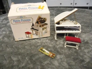 IDEAL PEQUEÑA PRINCESA CASA DE MUÑECAS MUEBLES PIANO DE COLA REAL CON BANCO 4425-5 ^ - Imagen 1 de 10