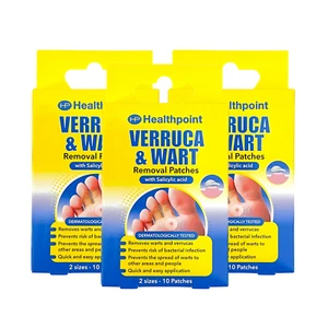 Healthpoint Verruca Wart Removal Patches with Salicylic Acid 30 x Patches 3 Pack - Picture 1 of 16