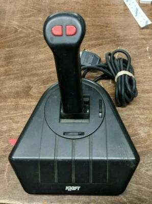 Kraft Thunderstick Joystick for Vintage IBM PC Computers VTg 15 Pin Serial - Image 1 of 2