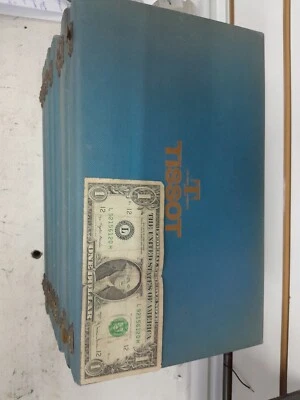  LOTE DE 7 CAJAS TISSOT VINTAGE COLECCIONABLES CON PIEZAS/REPUESTOS. VER CALIBRES Foto 1 de 4