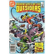 Adventures of the Outsiders #37 Newsstand in Near Mint condition. DC comics [c.
