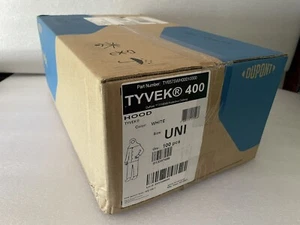 Neue Hülle - DUPONT TYVEK Hoodie Gesichtsverschluss Stck 100 TY657SWH00010000 - Bild 1 von 2