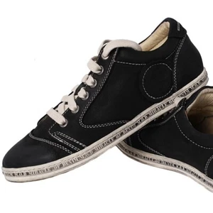 M.O.D Leder Schuhe Sneakers MIRACLE OF DENIM schwarz MOD 505 - Bild 1 von 1
