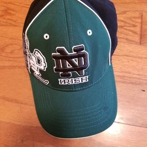 Norte Dame Ball Cap Hat Fighting Irish One Size Adj - Picture 1 of 5