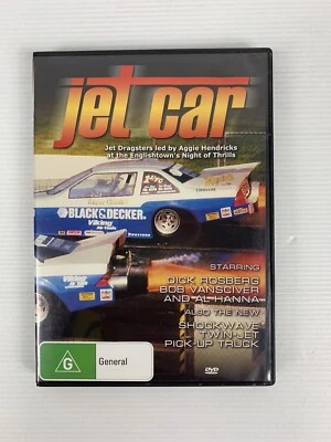 JET CAR Aggie Hendricks Drag Racing DVD CULT Película R4 Casi Como Nuevo Discos con Pista  Foto 1 de 3