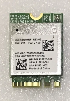 HP 15s-eq0xxx Notebook WLAN Bluetooth Modul 915620 - Bild 1 von 2