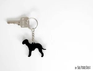 Bedlington Terrier - Keychain Silhouette - Picture 1 of 4